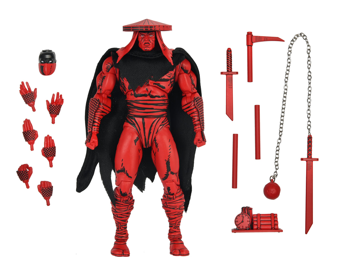 NECA - TMNT: Mirage Comics - Ultimate Foot Assassin (Red & Black Variant) 7" Scale Action Figure
