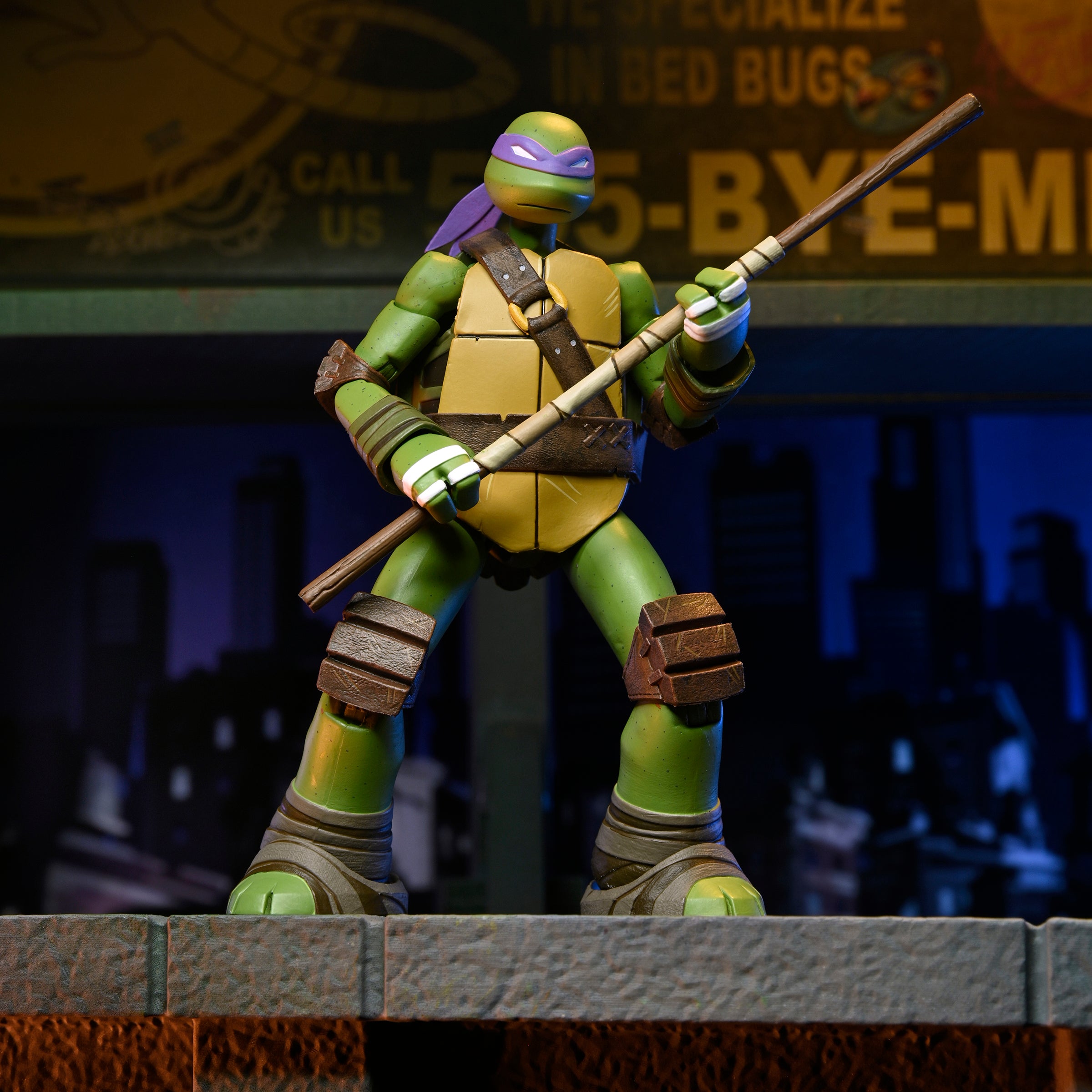 NECA - TMNT (2012 Cartoon Series) 7" Scale Action Figure Bundle 4-Pack