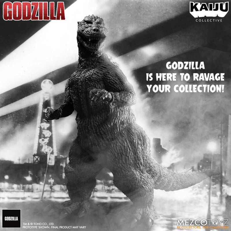Kaiju Collective - Godzilla (1954) Black and White Edition (Pre-Order Ships July 2025)