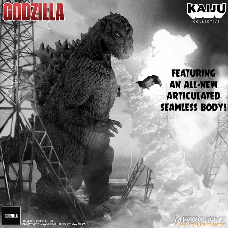 Kaiju Collective - Godzilla (1954) Black and White Edition (Pre-Order Ships July 2025)