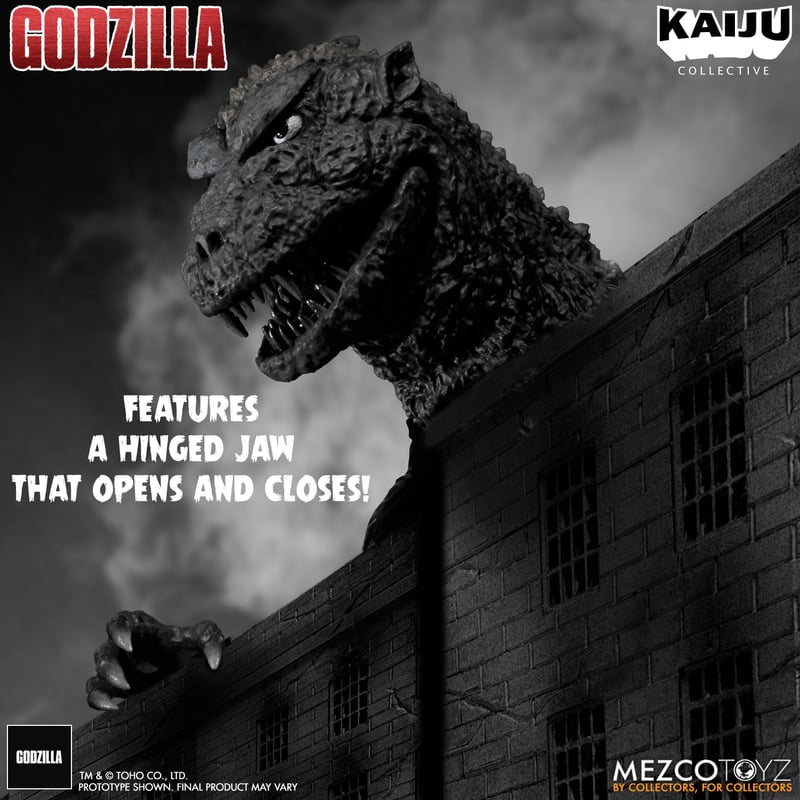 Kaiju Collective - Godzilla (1954) Black and White Edition (Pre-Order Ships July 2025)