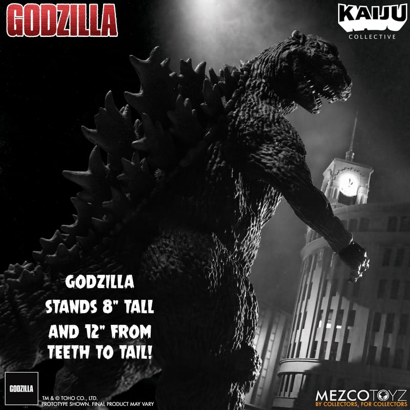 Kaiju Collective - Godzilla (1954) Black and White Edition (Pre-Order Ships July 2025)