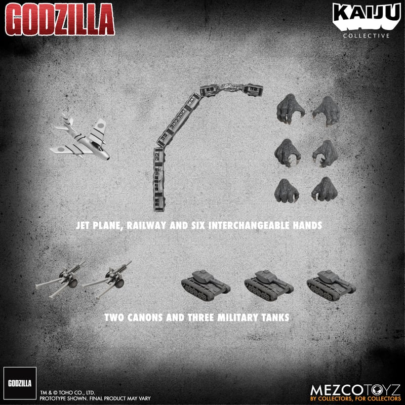 Kaiju Collective - Godzilla (1954) Black and White Edition (Pre-Order Ships July 2025)