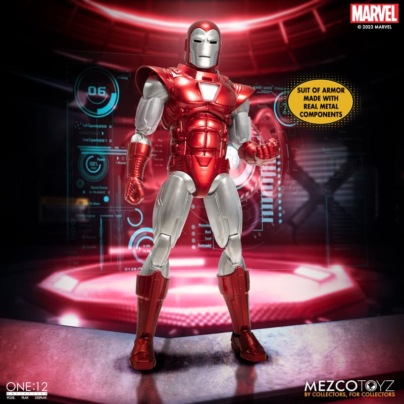 One:12 Collective - Iron Man: Silver Centurion (Pre-Order Ships March