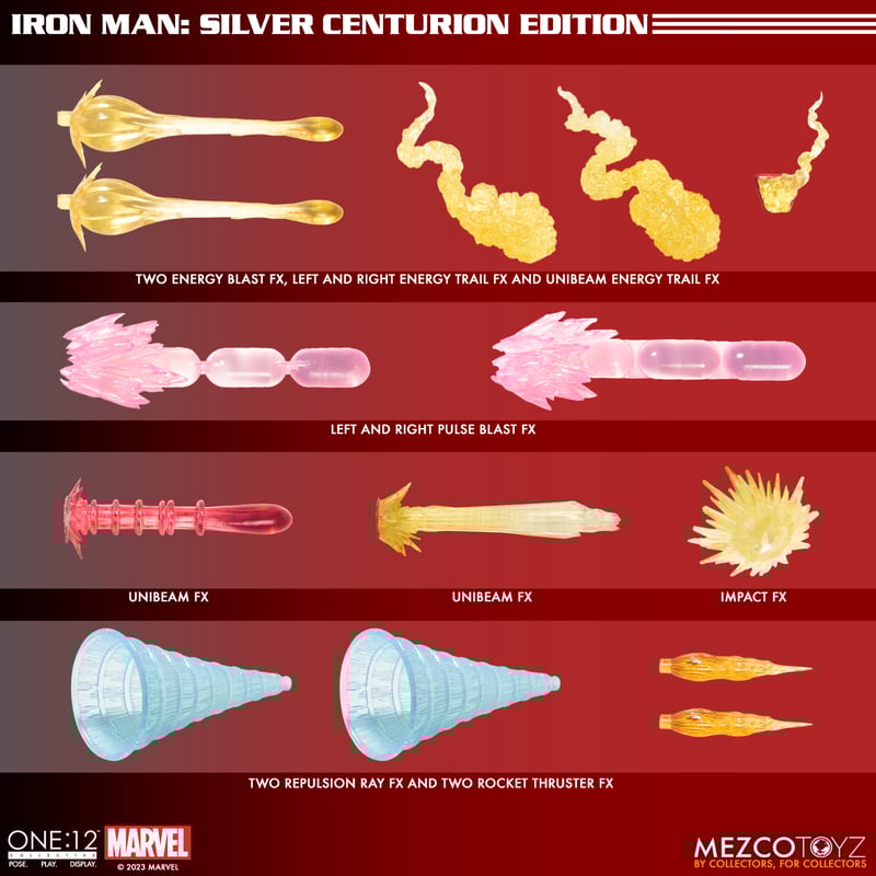 One:12 Collective - Iron Man: Silver Centurion