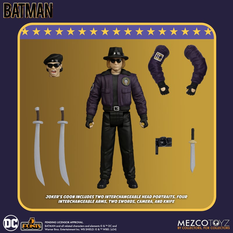 5 Points - Batman (1989): Set of 3 Action Figures (Pre-Order Ships Aug-Oct 2025)