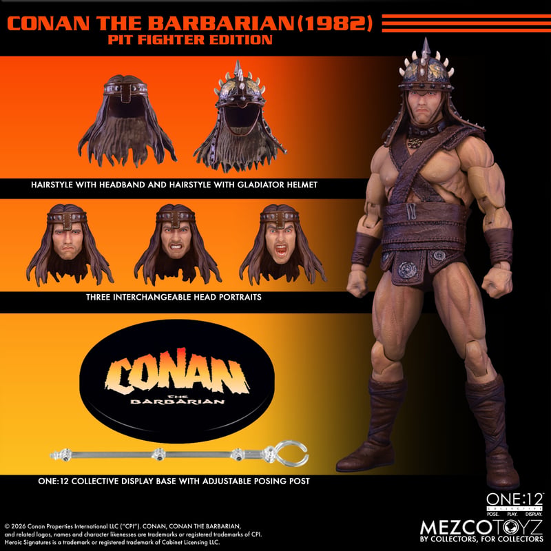 One:12 Collective - Conan The Barbarian (1982) - Pit Fighter Edition Action Figure (Pre-Order Ships January 2027)