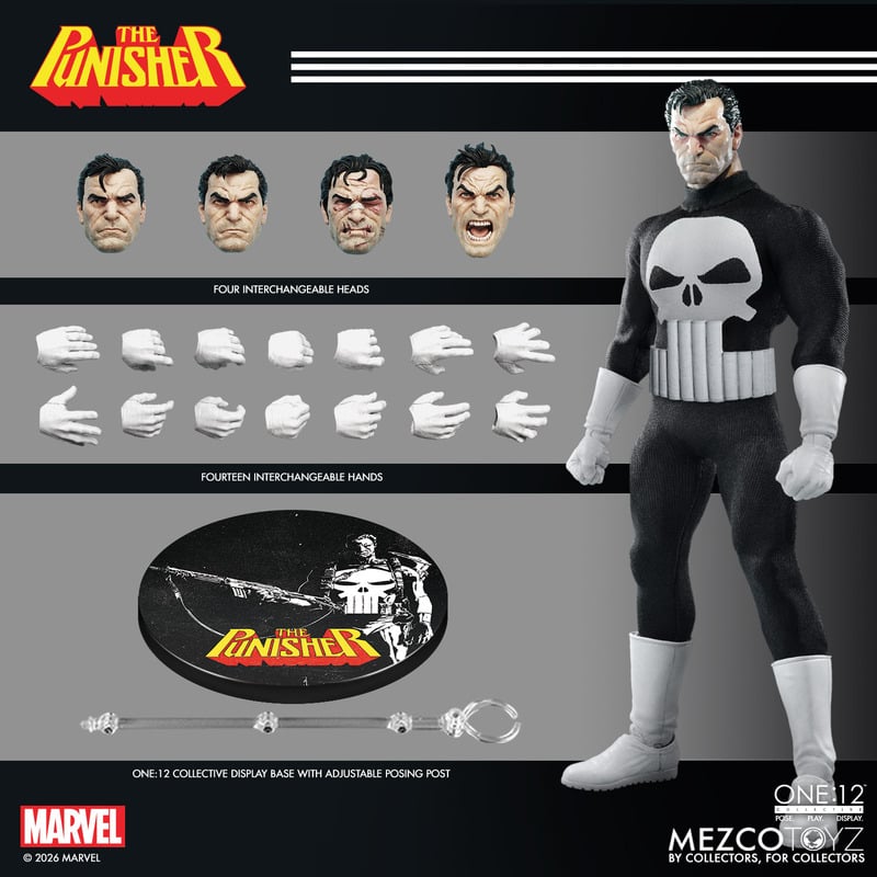 One:12 Collective - Marvel - Punisher Action Figure (Pre-Order Ships March 2027)