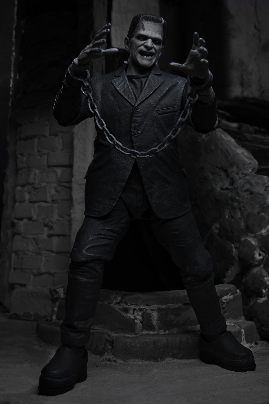 NECA - Universal Monsters - Ultimate Frankenstein's Monster (B&W) 7" Action Figure - Zlc Collectibles