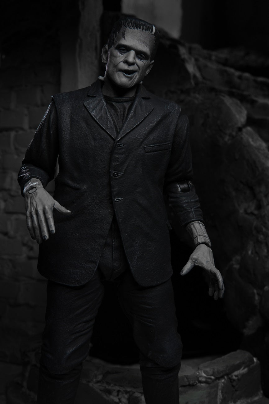 NECA - Universal Monsters - Ultimate Frankenstein's Monster (B&W) 7" Action Figure - Zlc Collectibles