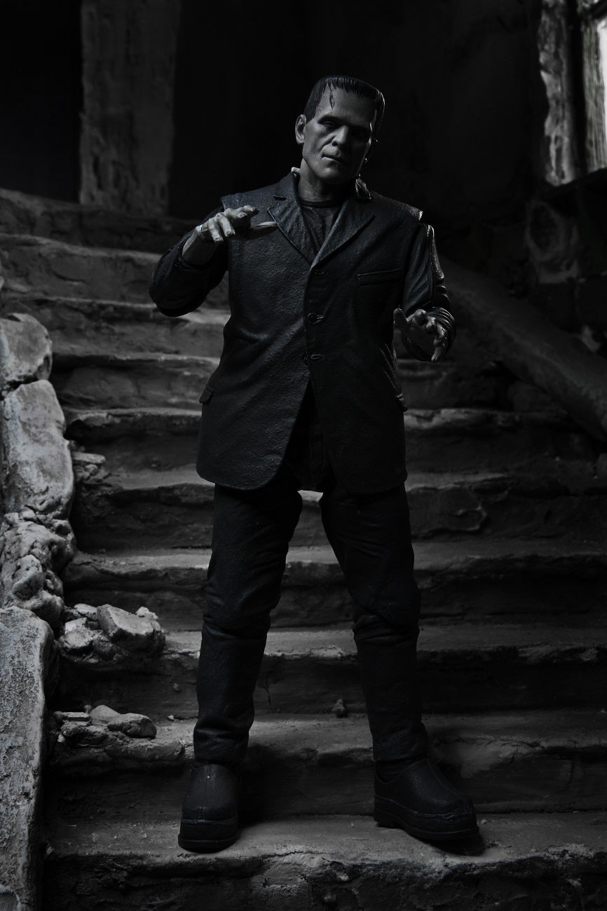 NECA - Universal Monsters - Ultimate Frankenstein's Monster (B&W) 7" Action Figure - Zlc Collectibles