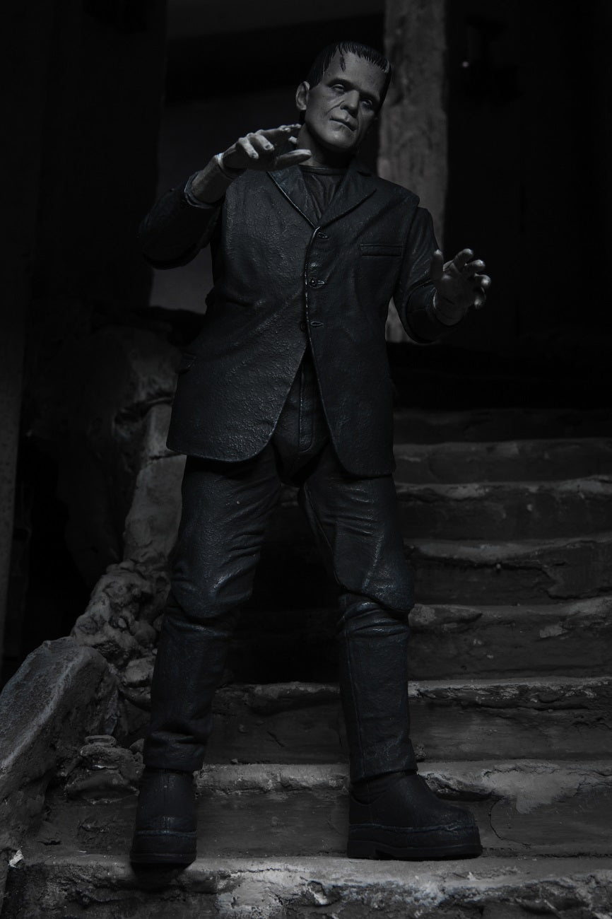 NECA - Universal Monsters - Ultimate Frankenstein's Monster (B&W) 7" Action Figure - Zlc Collectibles