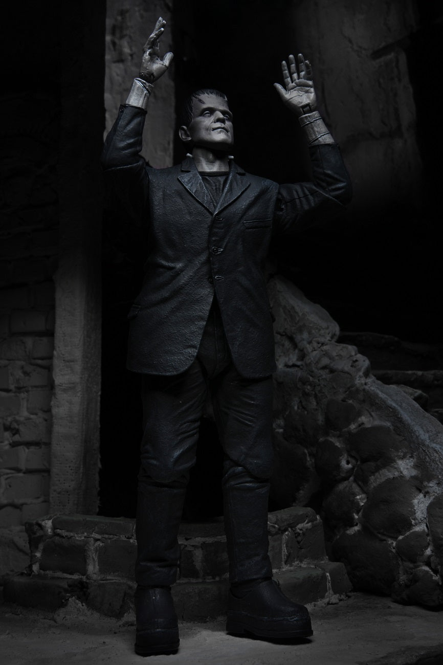 NECA - Universal Monsters - Ultimate Frankenstein's Monster (B&W) 7" Action Figure - Zlc Collectibles