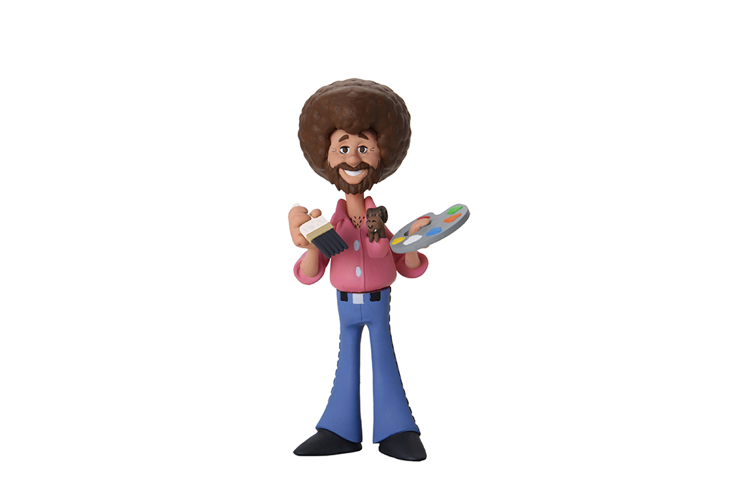 NECA - Toony Classics Bob Ross & Peapod 6" Action Figure - Zlc Collectibles