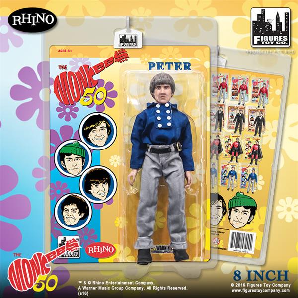 Figures Toy Company - The Monkees - Peter Tork (Blue Band Outfit) 8" Action Figure