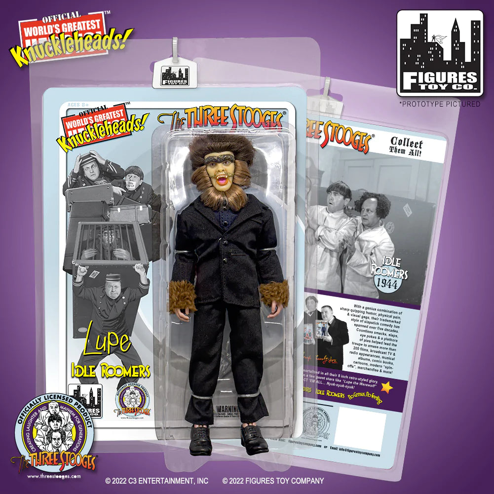 The Three Stooges - Lupe (The Wolfman) 8" Action Figure