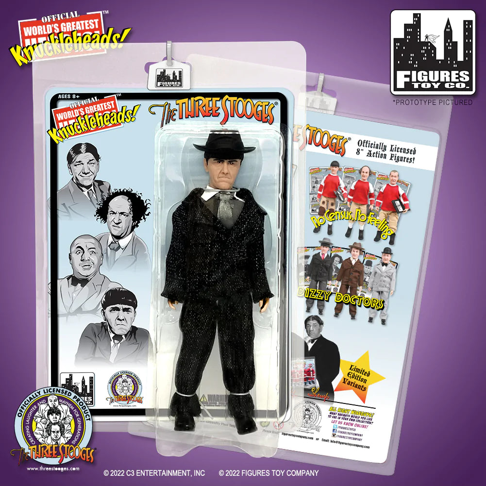 Figures Toy Company - The Three Stooges - Moe (Gangster) 8" Action Figure