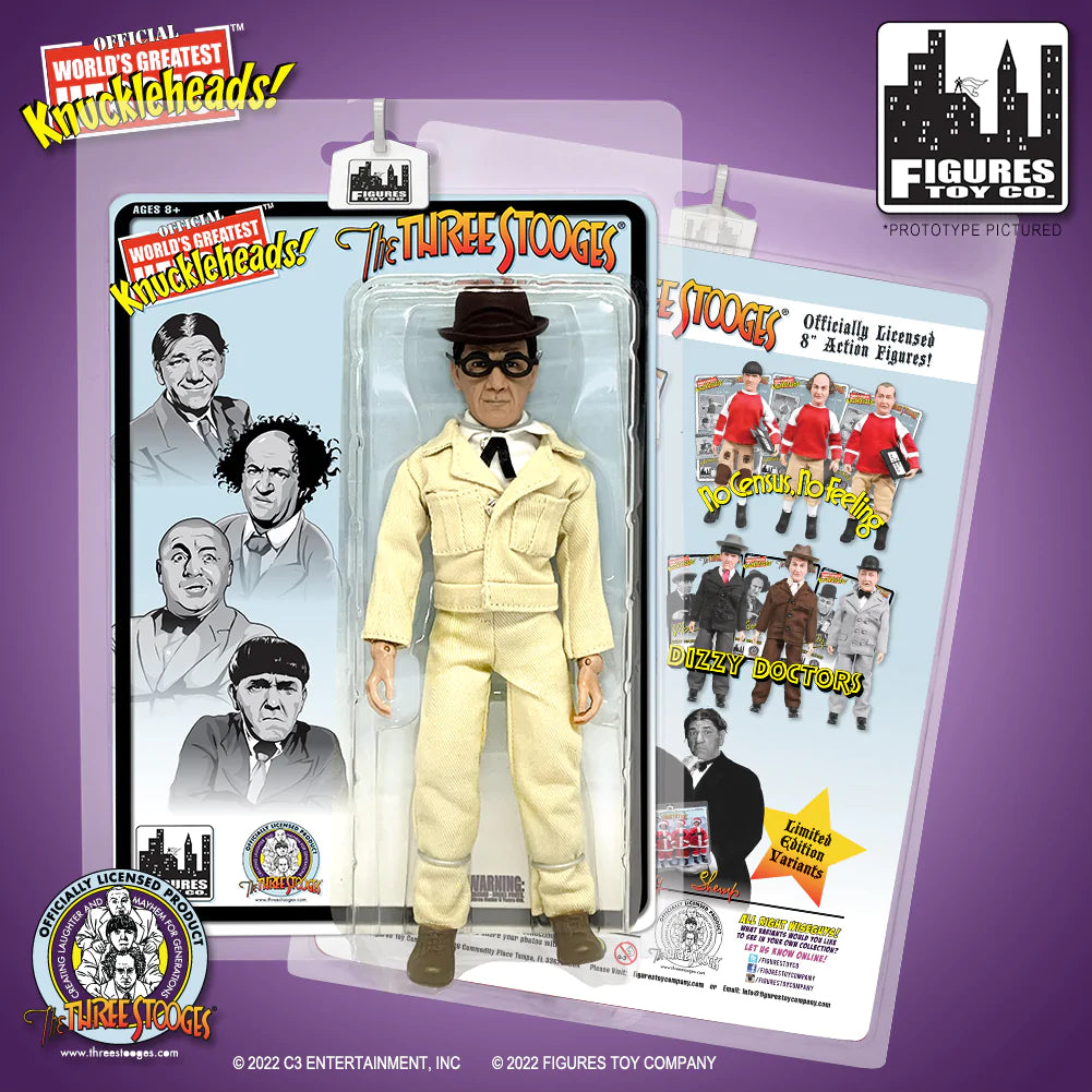 Figures Toy Company - The Three Stooges - Shemp (Tan Suit) 8" Action Figure