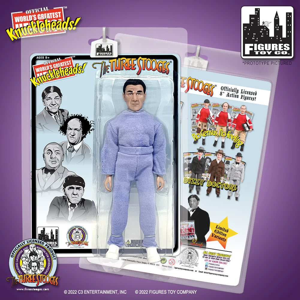 Figures Toy Company - The Three Stooges - Shemp (Blue Sweatsuit) 8" Action Figure