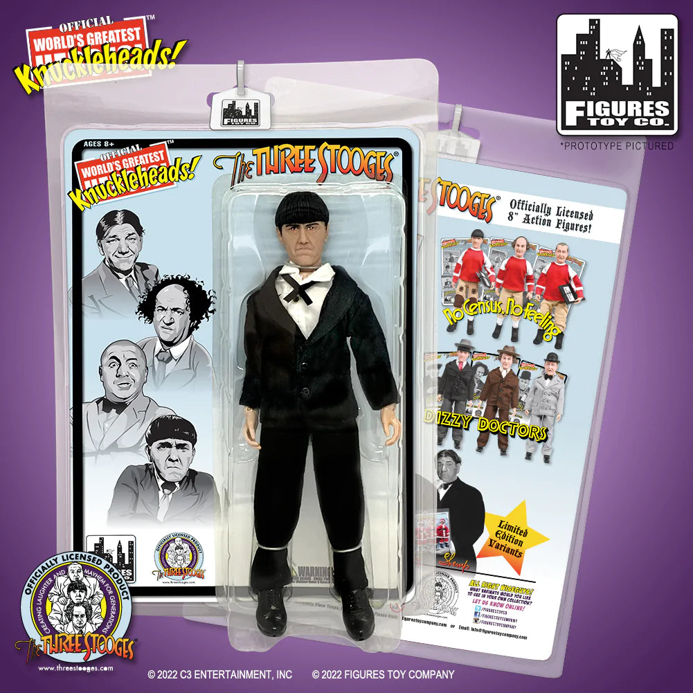 Figures Toy Company - The Three Stooges - Moe (Tuxedo) 8" Action Figure