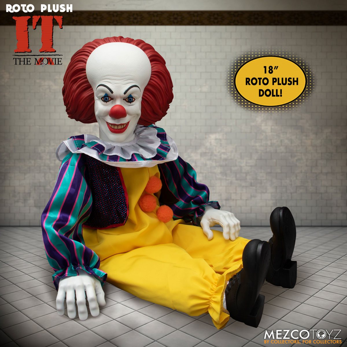MDS Roto - IT (1990): Pennywise 18" Plush