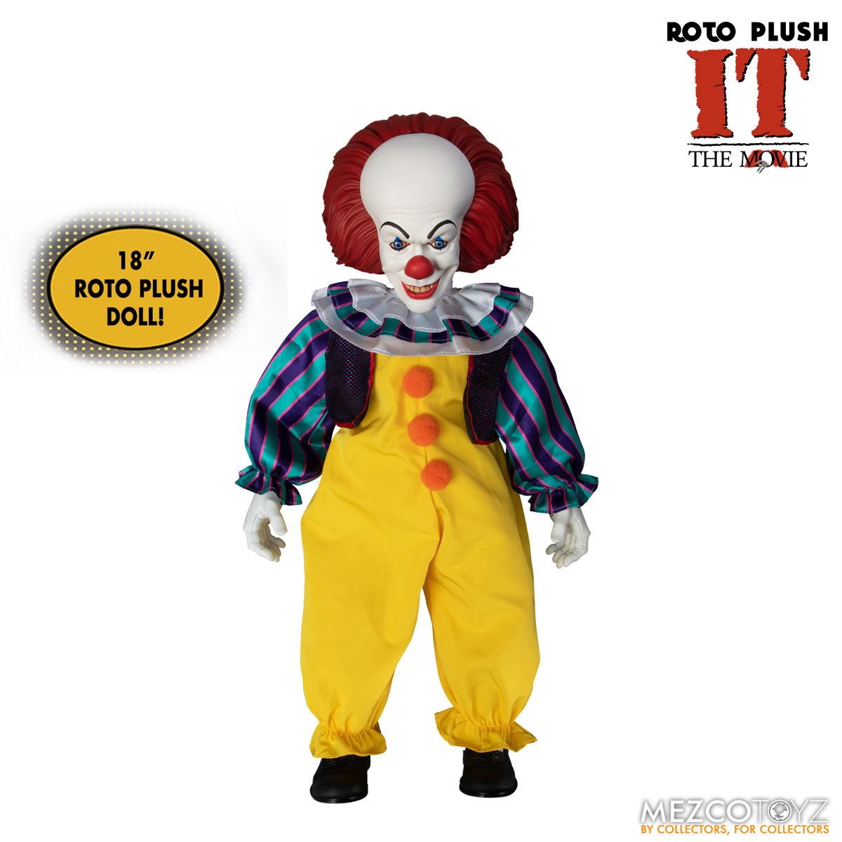 MDS Roto - IT (1990): Pennywise 18" Plush