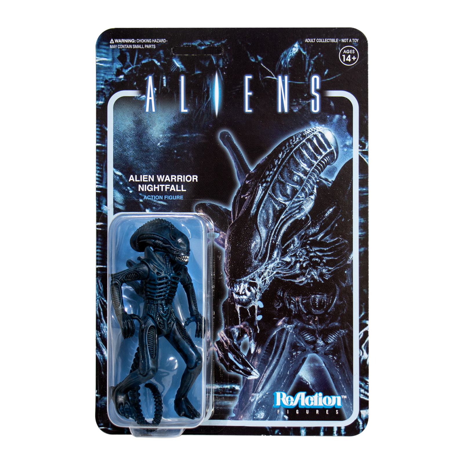 Aliens ReAction Figure - Alien Warrior C (Nightfall Blue) - Zlc Collectibles