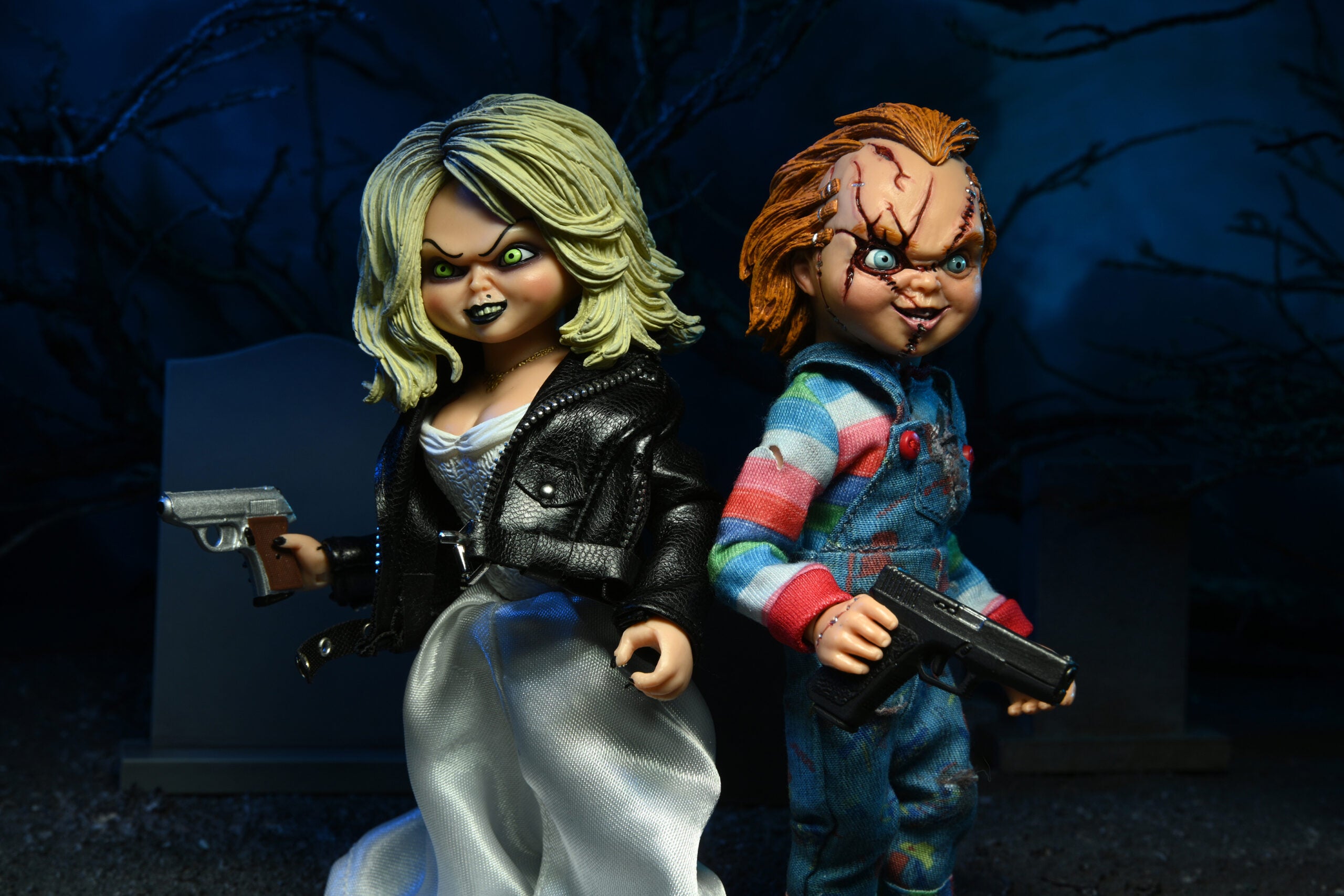 NECA - Bride of Chucky - Chucky & Tiffany 2-Pack 5.5" Clothed Action Figures
