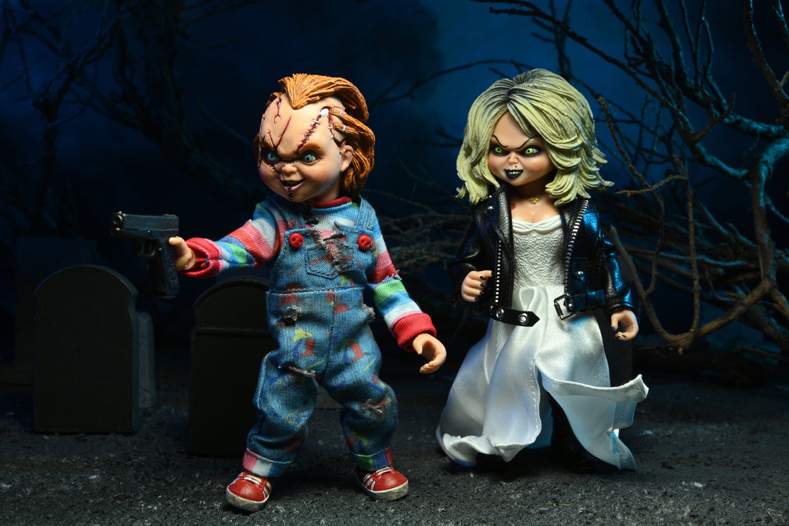 NECA - Bride of Chucky - Chucky & Tiffany 2-Pack 5.5" Clothed Action Figures