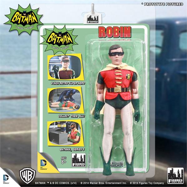 Batman Classic TV Series - Robin (Removable Mask) 8" Action Figure - Zlc Collectibles