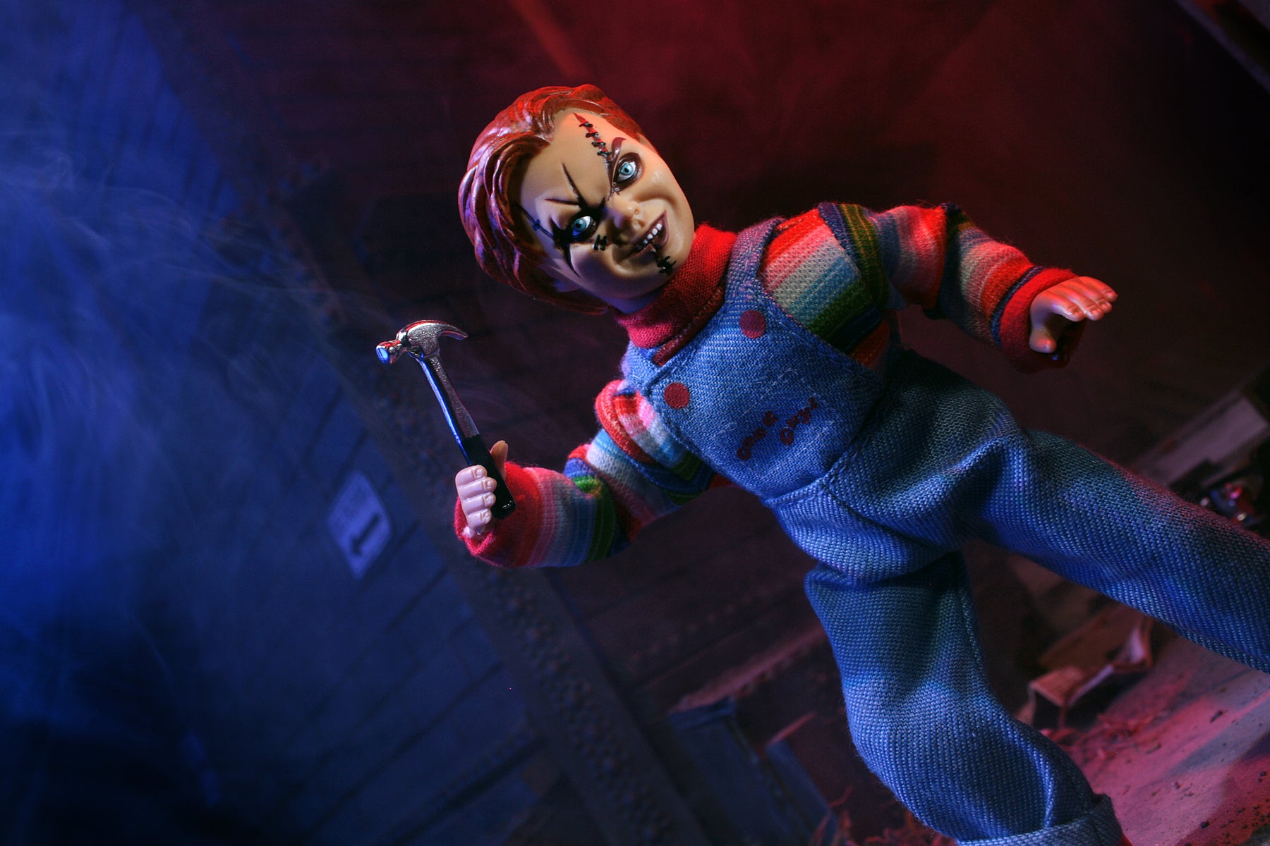 Damaged Package Mego Horror Wave 9 - Chucky 8" Action Figure - Zlc Collectibles