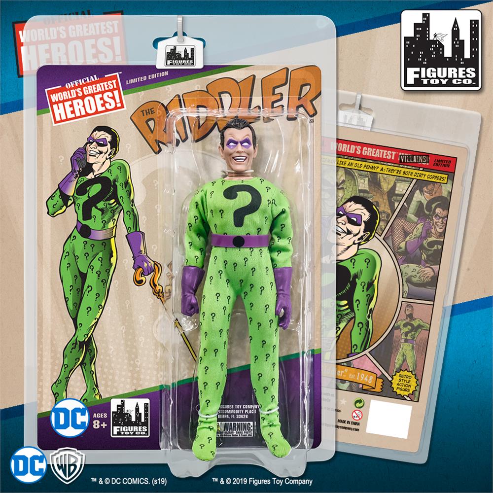 Figures Toy Company - DC Comics - The Riddler 8" Action Figure