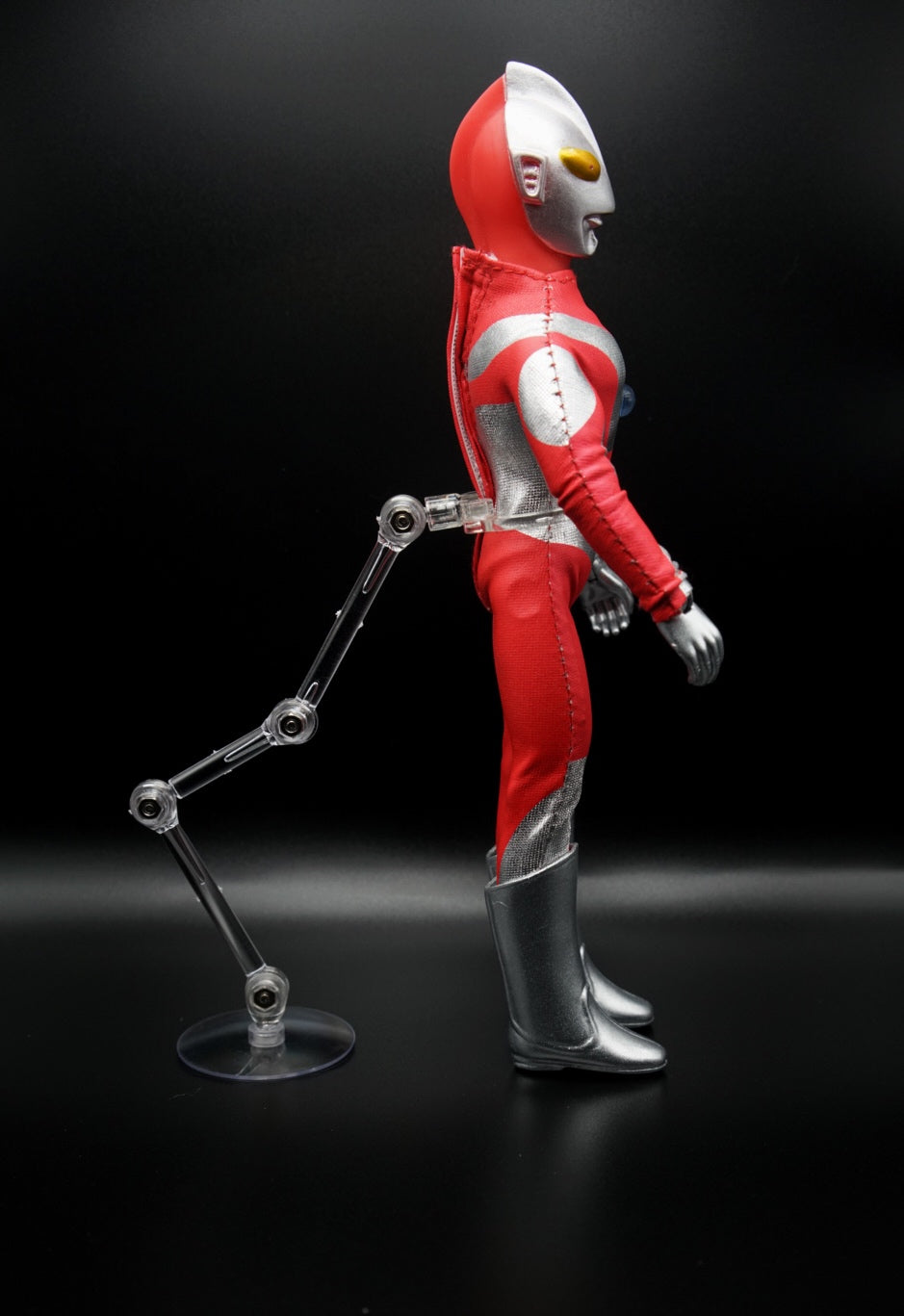 Mego Figure Poseable Stand Clear