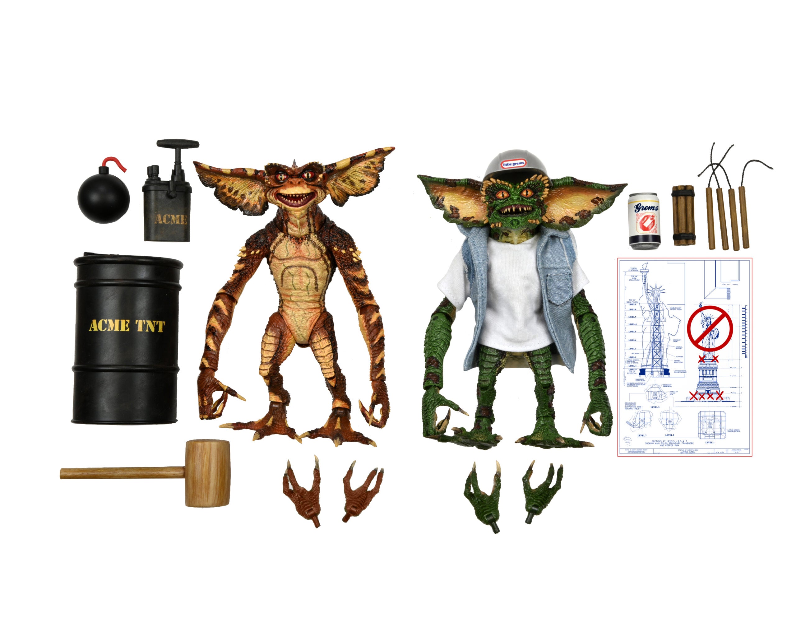 NECA - Gremlins - Ultimate Demolition 2 Pack 7" Action Figures