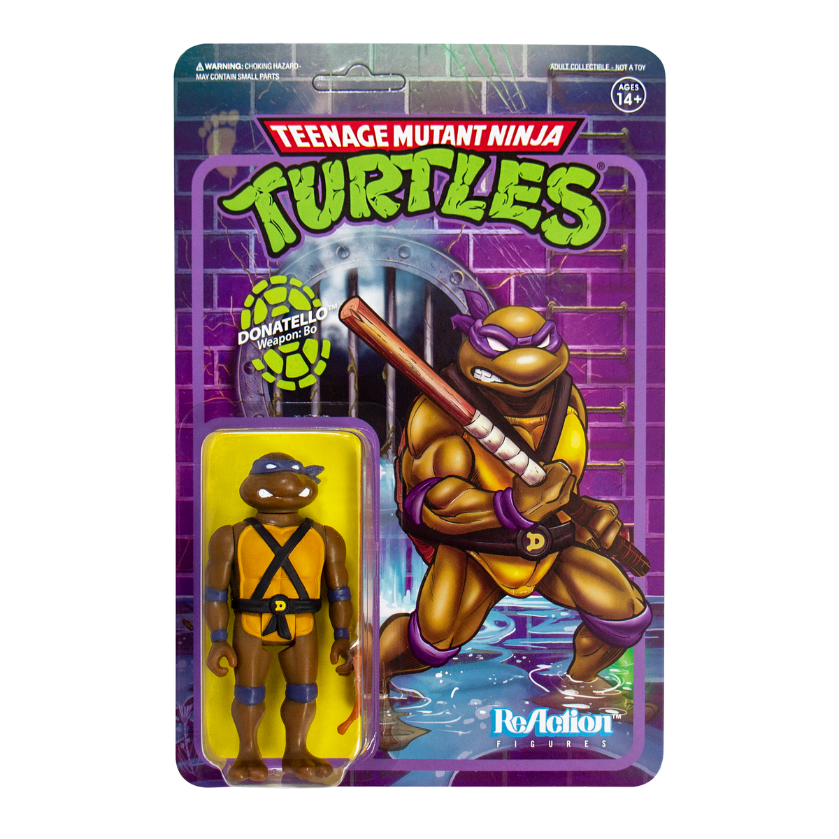 Teenage Mutant Ninja Turtles ReAction Figure - Donatello - Zlc Collectibles