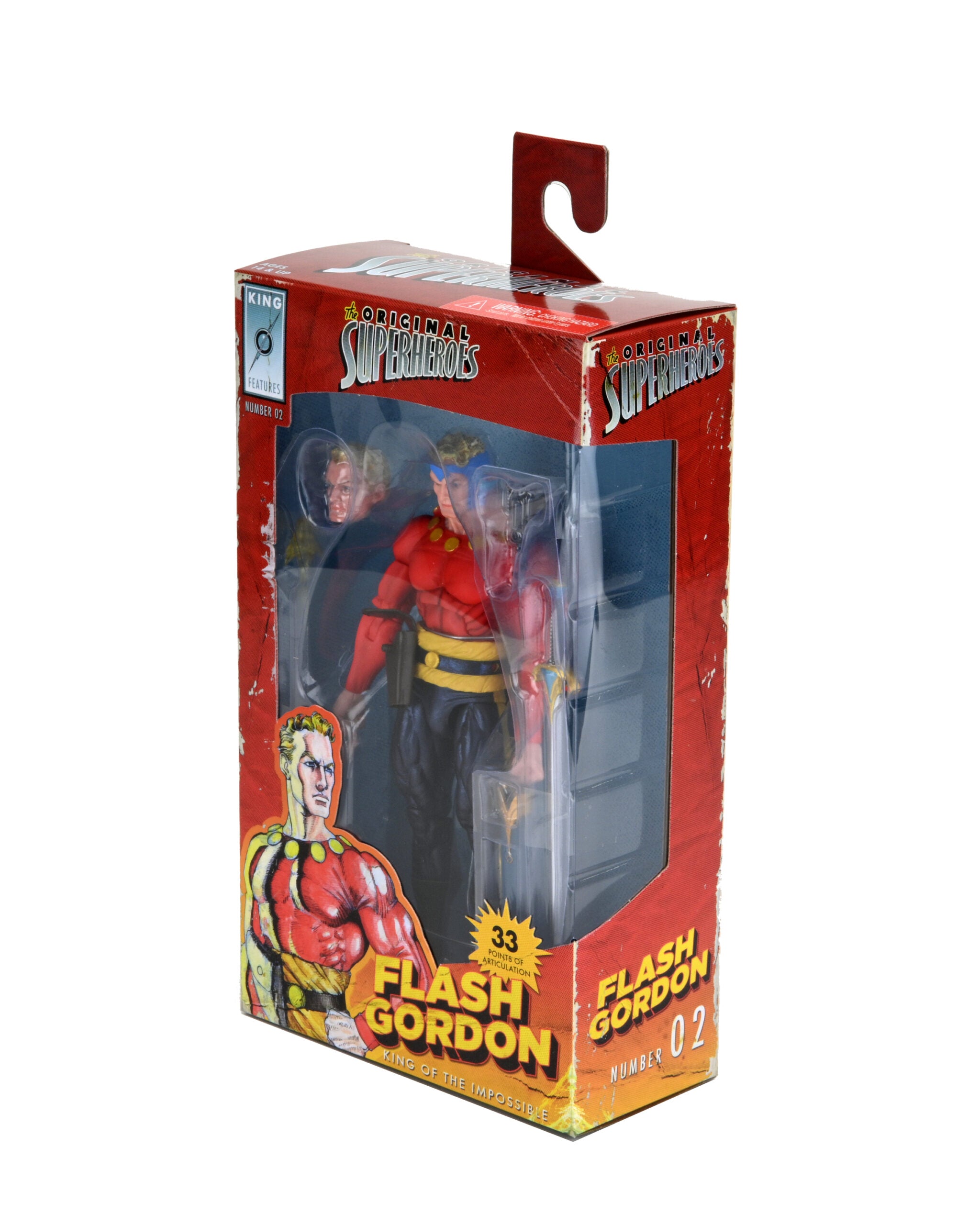 NECA - King Features The Original Superheroes - Flash Gordon 7" Action Figure
