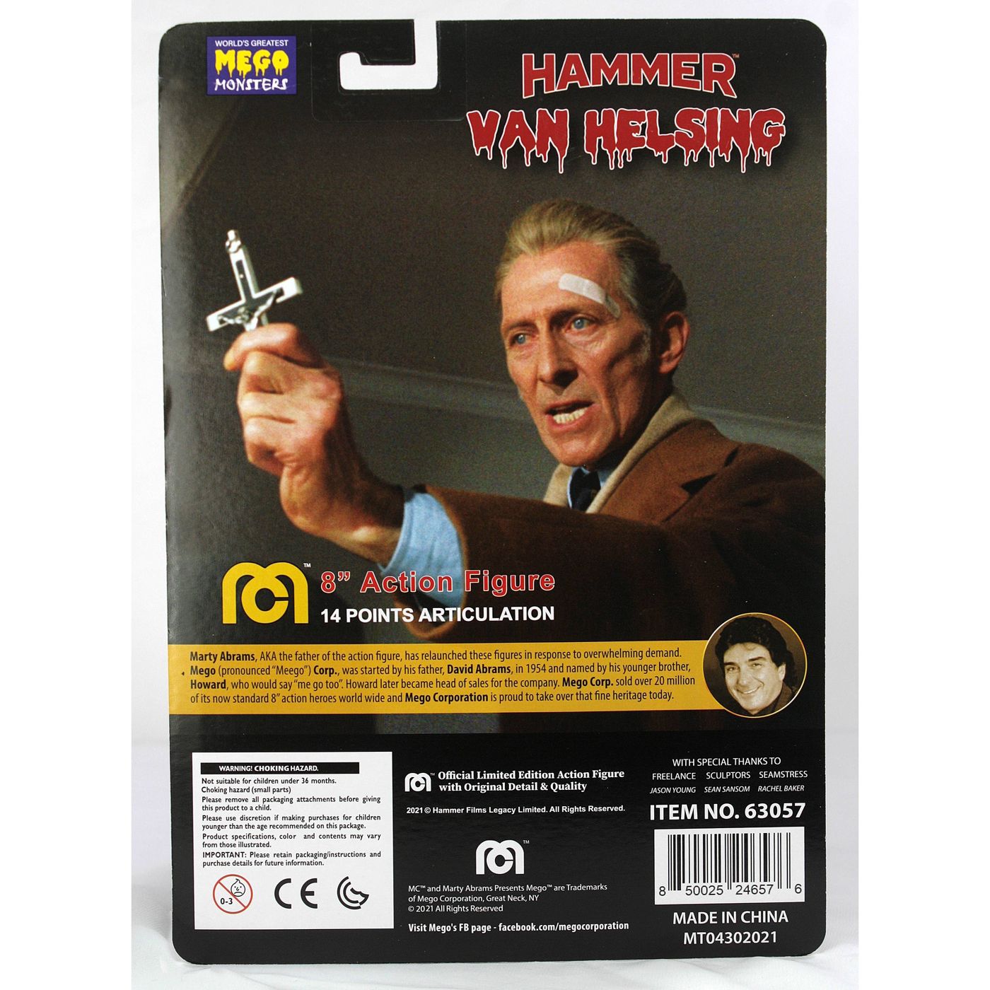 Mego Horror Wave 14 - Hammer Van Helsing / Candlesticks 8" Action Figure - Zlc Collectibles