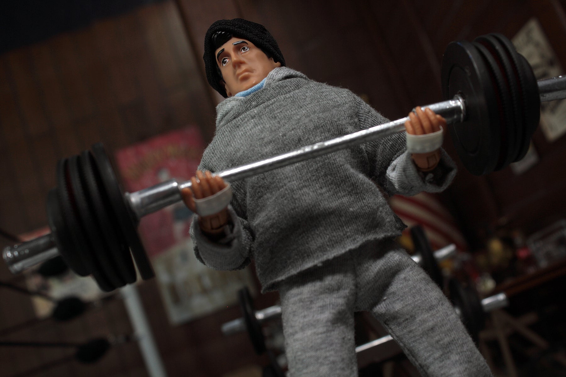 ZLC MEGO Exclusive Rocky Balboa in Training Sweatsuit 8" Action Figure - Zlc Collectibles