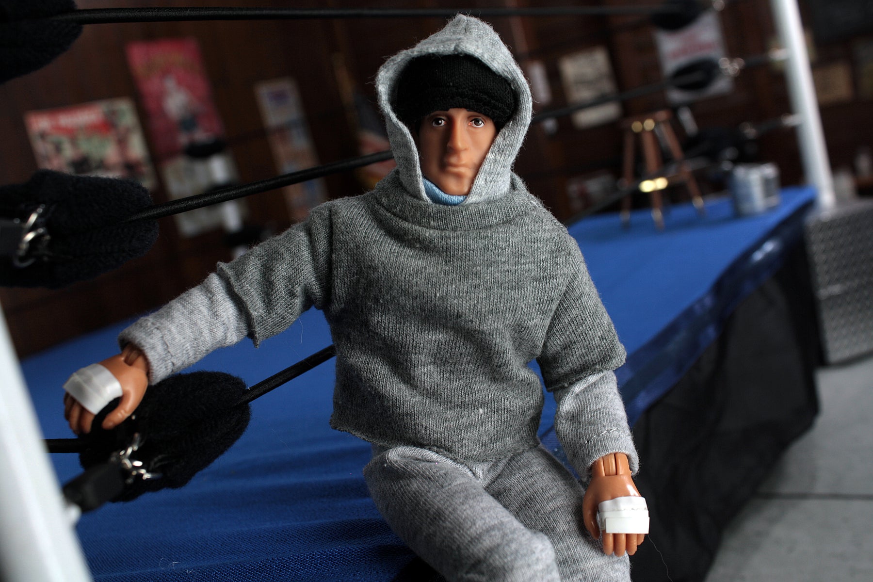 ZLC MEGO Exclusive Rocky Balboa in Training Sweatsuit 8" Action Figure - Zlc Collectibles