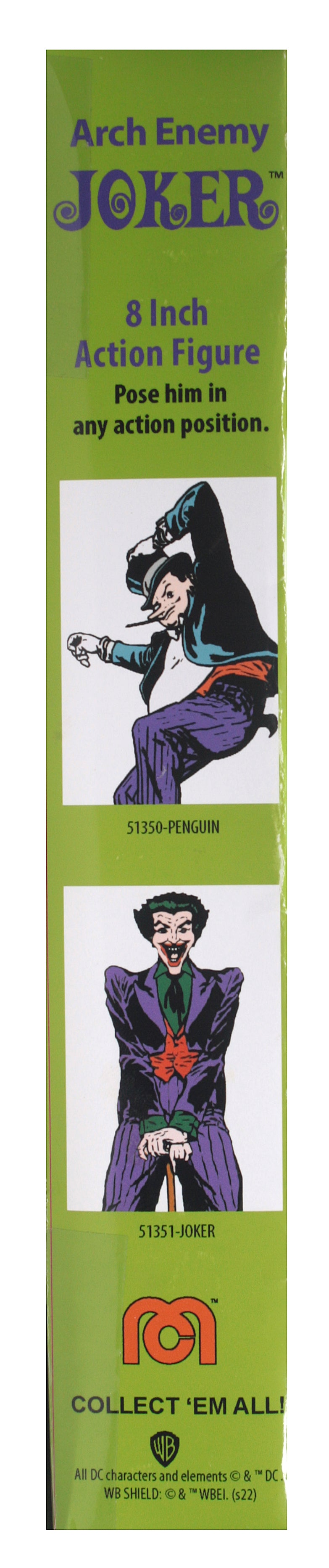 Mego Wave 17 - Joker 50th Anniversary World's Greatest Superheroes (Classic Box) 8" Action Figure