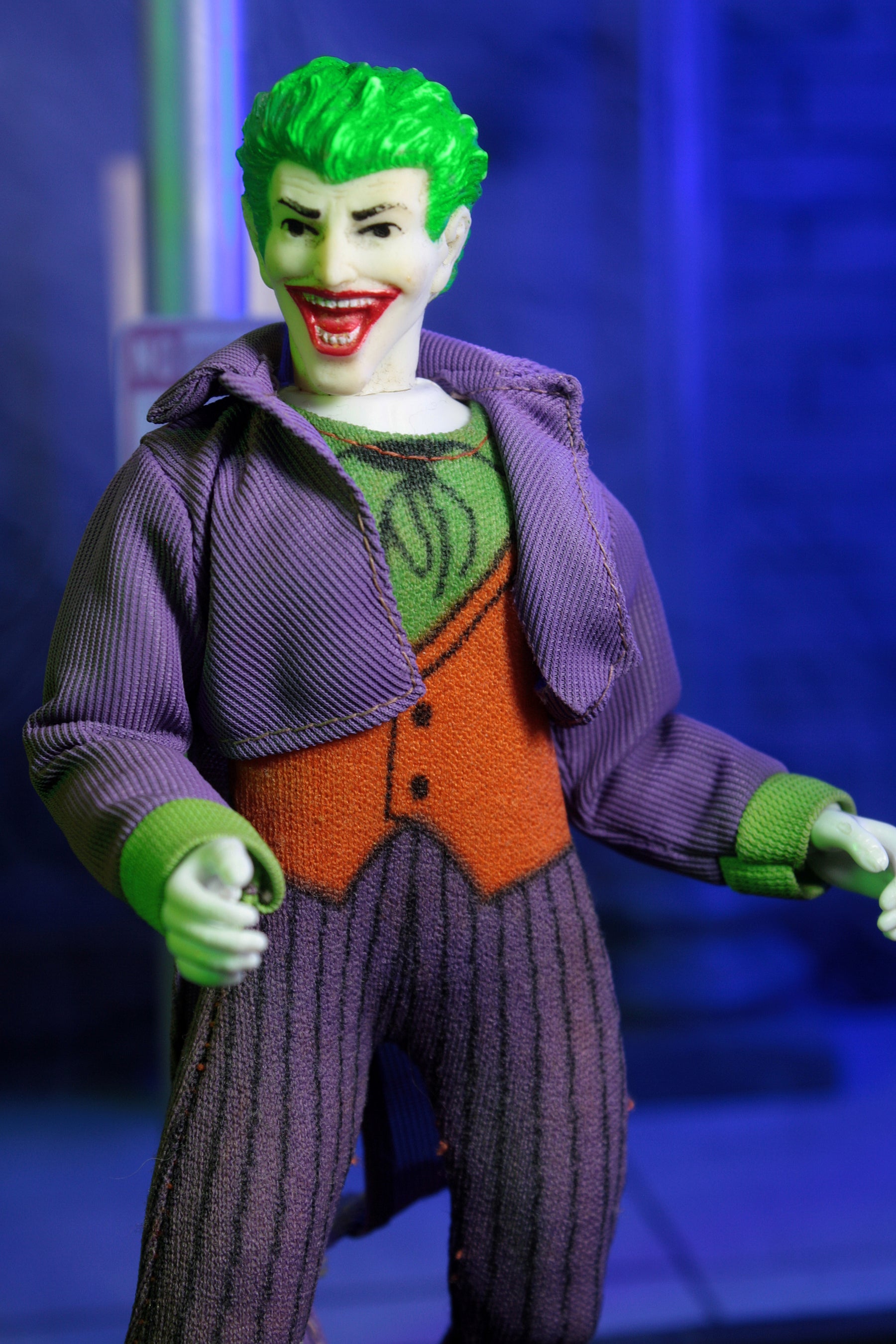 Mego Wave 17 - Joker 50th Anniversary World's Greatest Superheroes (Classic Box) 8" Action Figure