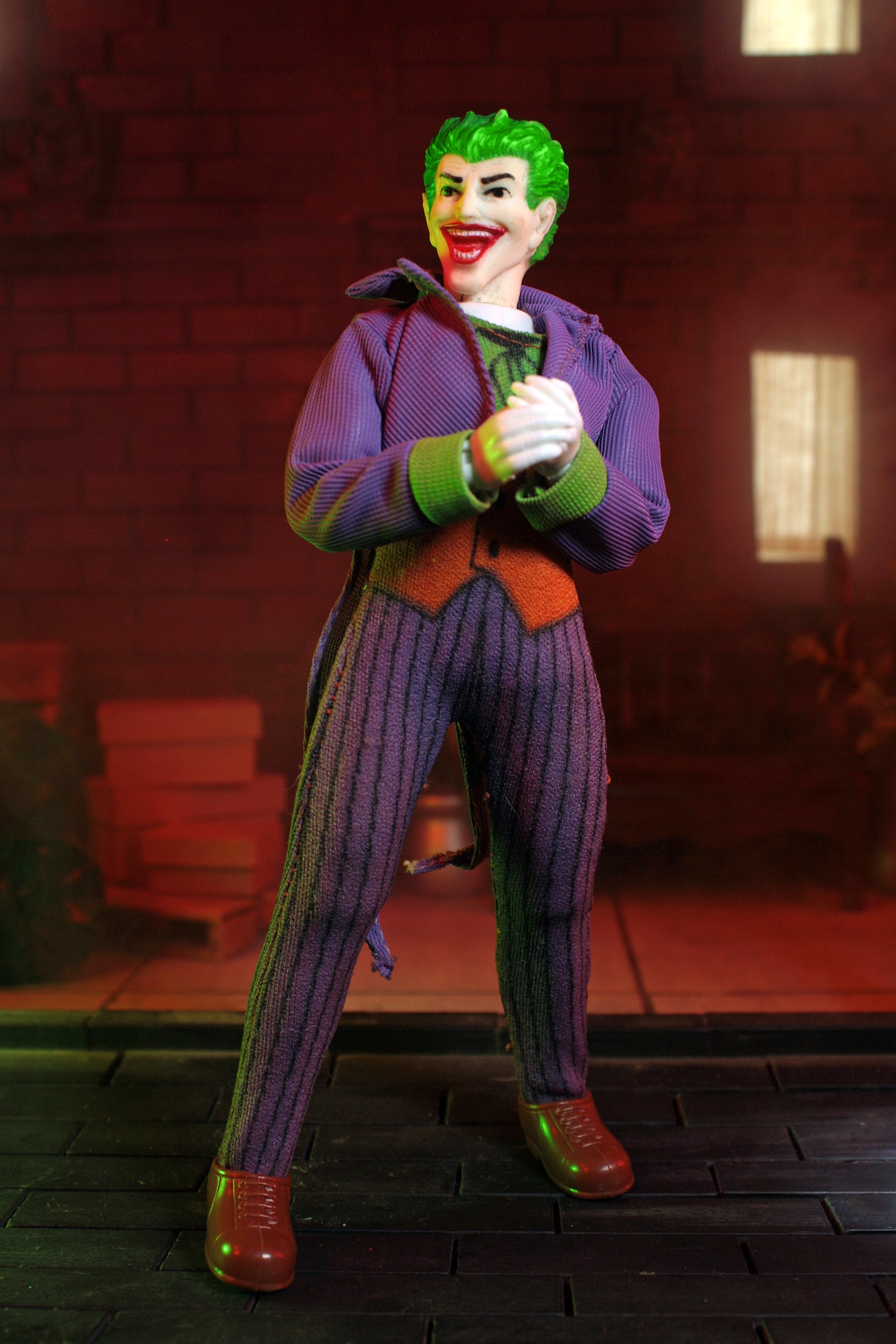 Mego Wave 17 - Joker 50th Anniversary World's Greatest Superheroes (Classic Box) 8" Action Figure