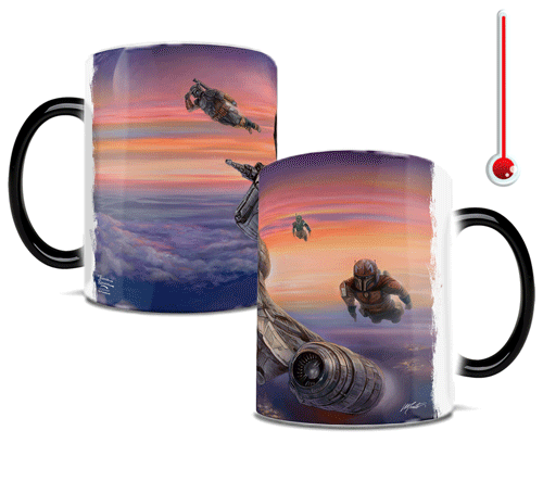 Star Wars (The Mandalorian™ – The Escort) Morphing Mugs® Heat-Sensitive Mug - Zlc Collectibles