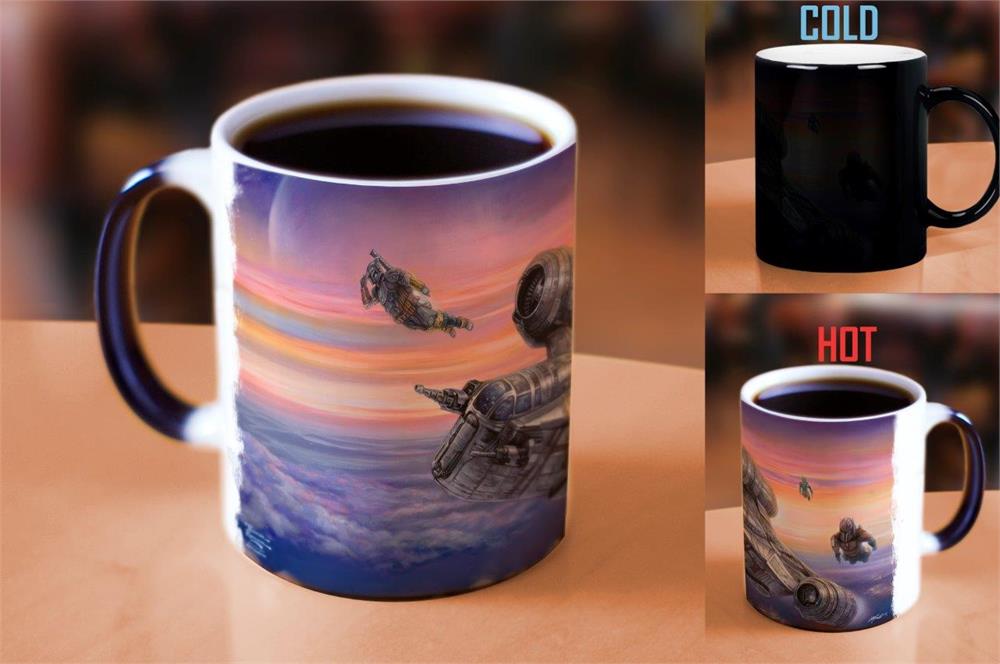 Star Wars (The Mandalorian™ – The Escort) Morphing Mugs® Heat-Sensitive Mug - Zlc Collectibles