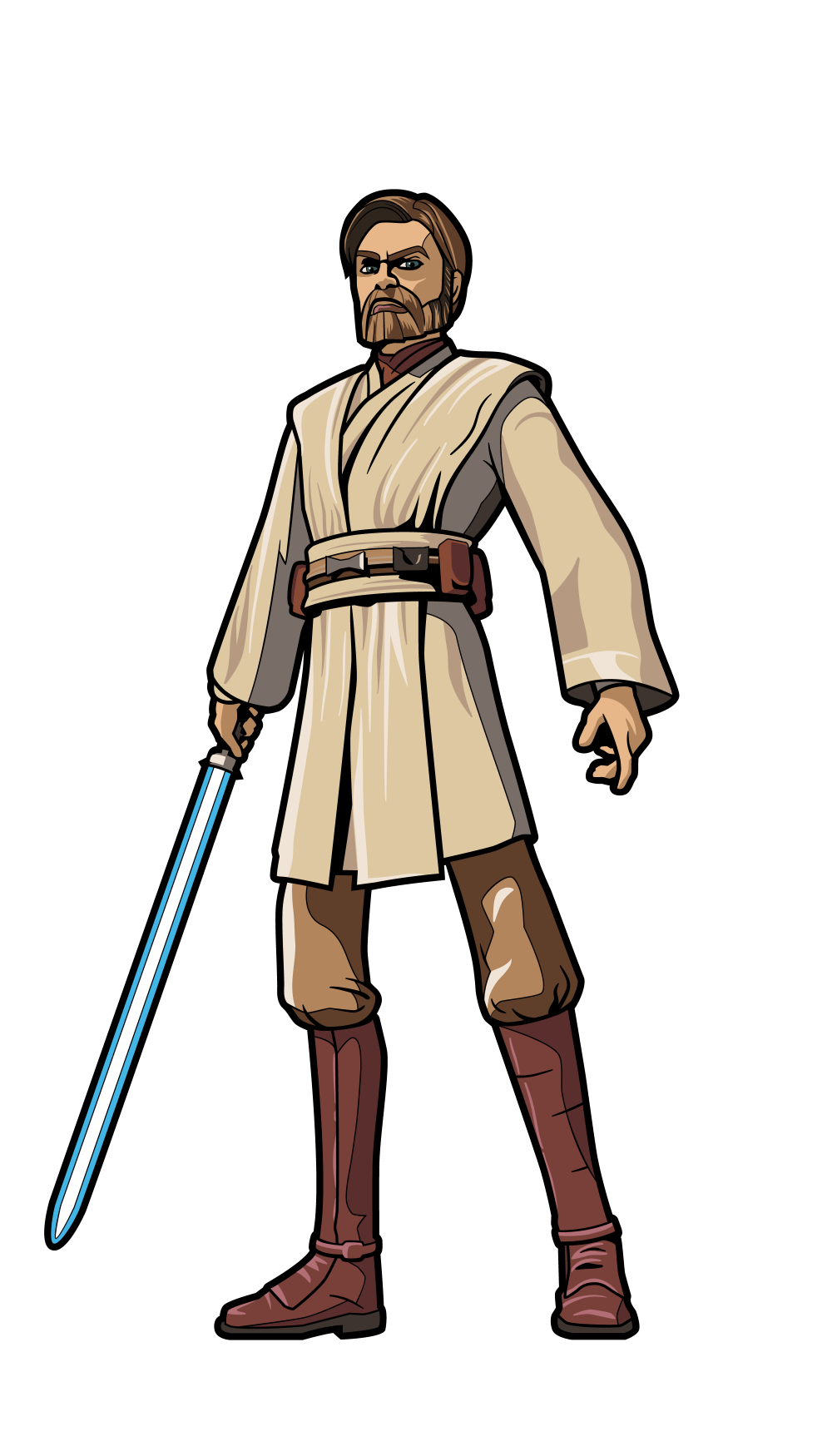 Star Wars Clone Wars - Obi-Wan Kenobe #517 - Zlc Collectibles