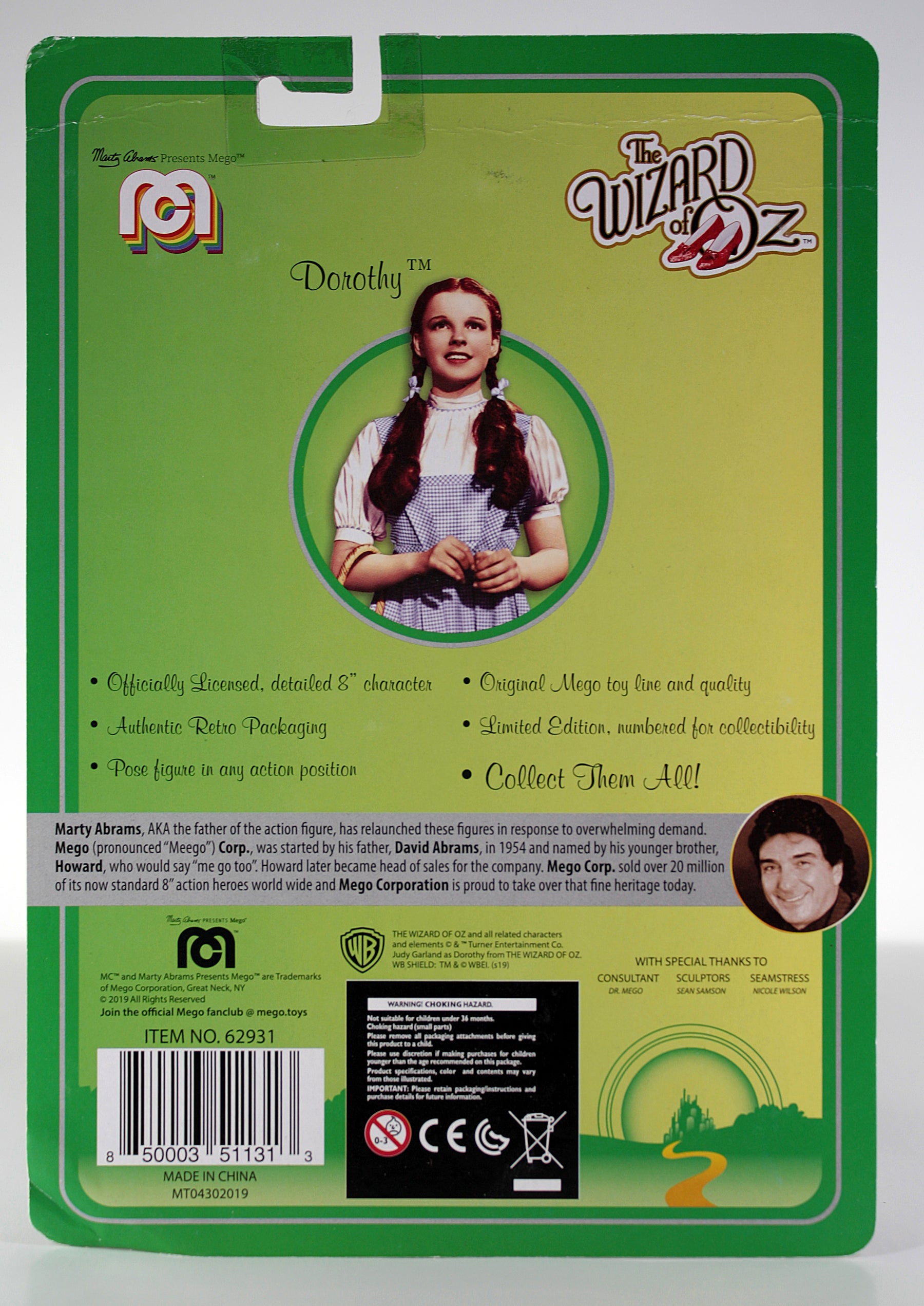 Mego Movies The Wizard of Oz - Dorothy 8" Action Figure