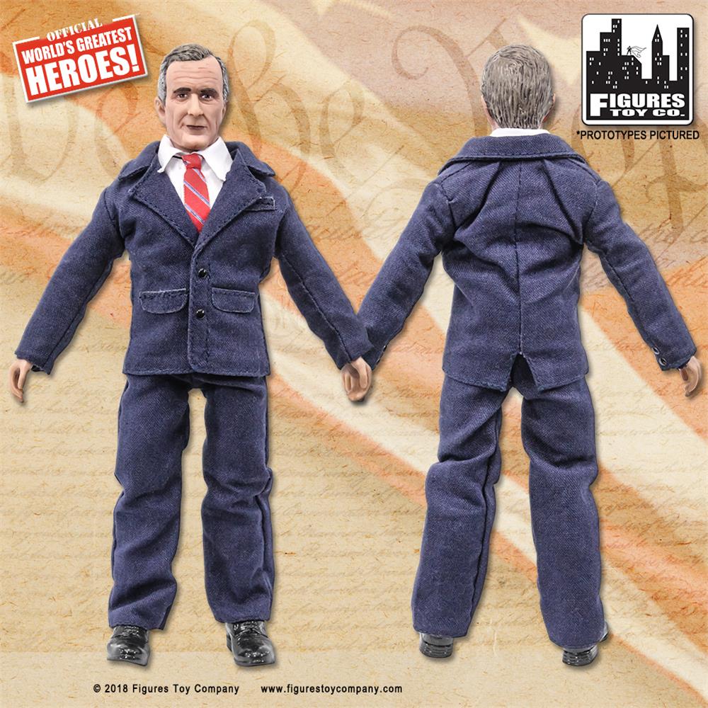 Presidents - George H. W. Bush (Blue Suit) 8" Action Figure - Zlc Collectibles