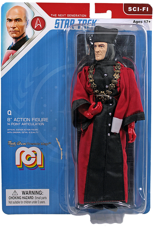 Mego Star Trek Wave 10 - Q - 8" Action Figure - Zlc Collectibles