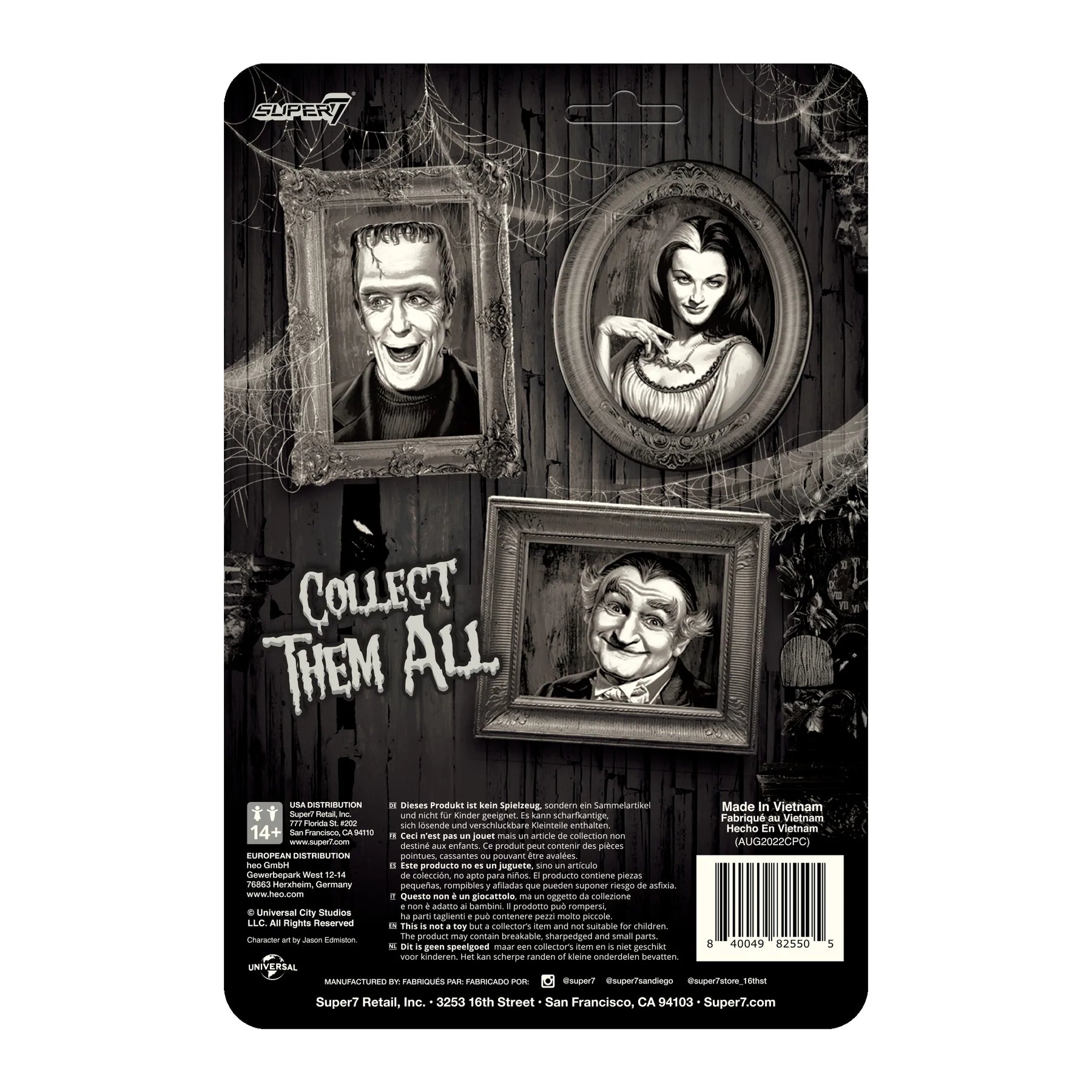 Munsters ReAction Figure - Lily (Grayscale)