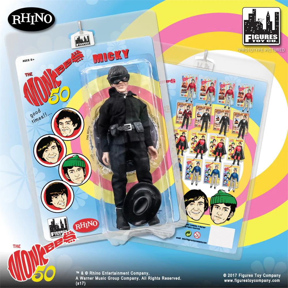 Figures Toy Company - The Monkees - Micky Dolenz (Bandit) 8" Action Figure